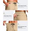 imageG Gradual Mens 11quot Board Shorts with 3 Zipper Pockets Long Swim Trunks Quick Dry Bathing Suit Swimwear Beach Shorts No LinerKhaki