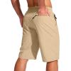 imageG Gradual Mens 11quot Board Shorts with 3 Zipper Pockets Long Swim Trunks Quick Dry Bathing Suit Swimwear Beach Shorts No LinerKhaki