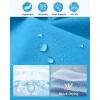 imageG Gradual Mens 11quot Board Shorts with 3 Zipper Pockets Long Swim Trunks Quick Dry Bathing Suit Swimwear Beach Shorts No LinerLake Blue