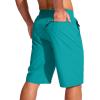 imageG Gradual Mens 11quot Board Shorts with 3 Zipper Pockets Long Swim Trunks Quick Dry Bathing Suit Swimwear Beach Shorts No LinerLake Green