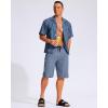 imageG Gradual Mens 11quot Board Shorts with 3 Zipper Pockets Long Swim Trunks Quick Dry Bathing Suit Swimwear Beach Shorts No LinerLight Blue