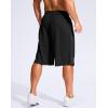 imageG Gradual Mens 11quot Long Basketball Shorts with Zipper Pockets Mesh Quick Dry Lightweight Gym Athletic Shorts for MenBlack