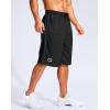 imageG Gradual Mens 11quot Long Basketball Shorts with Zipper Pockets Mesh Quick Dry Lightweight Gym Athletic Shorts for MenBlack
