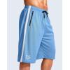 imageG Gradual Mens 11quot Long Basketball Shorts with Zipper Pockets Mesh Quick Dry Lightweight Gym Athletic Shorts for MenBlue