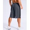 imageG Gradual Mens 11quot Long Basketball Shorts with Zipper Pockets Mesh Quick Dry Lightweight Gym Athletic Shorts for MenDusty Blue