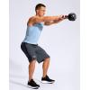 imageG Gradual Mens 11quot Long Basketball Shorts with Zipper Pockets Mesh Quick Dry Lightweight Gym Athletic Shorts for MenDusty Blue