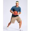 imageG Gradual Mens 11quot Long Basketball Shorts with Zipper Pockets Mesh Quick Dry Lightweight Gym Athletic Shorts for MenKhaki