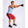imageG Gradual Mens 11quot Long Basketball Shorts with Zipper Pockets Mesh Quick Dry Lightweight Gym Athletic Shorts for MenRed