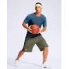 imageG Gradual Mens 11quot Long Basketball Shorts with Zipper Pockets Mesh Quick Dry Lightweight Gym Athletic Shorts for MenSage