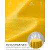 imageG Gradual Mens 11quot Long Basketball Shorts with Zipper Pockets Mesh Quick Dry Lightweight Gym Athletic Shorts for MenYellow