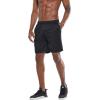 imageG Gradual Mens 2 Pack 7quot Workout Running Shorts Quick Dry Lightweight Gym Shorts with Zip PocketsBlackBlack