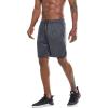 imageG Gradual Mens 2 Pack 7quot Workout Running Shorts Quick Dry Lightweight Gym Shorts with Zip PocketsBlackDark Grey