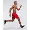 imageG Gradual Mens 2 Pack 7quot Workout Running Shorts Quick Dry Lightweight Gym Shorts with Zip PocketsNavy BlueRed