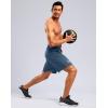 imageG Gradual Mens Athletic Workout Shorts with Pockets 5quot7quot9quot Lightweight Quick Dry Gym Basketball Running Shorts for MenDusty Blue