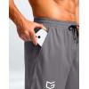 imageG Gradual Mens Athletic Workout Shorts with Pockets 5quot7quot9quot Lightweight Quick Dry Gym Basketball Running Shorts for MenGrey