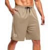 imageG Gradual Mens Athletic Workout Shorts with Pockets 5quot7quot9quot Lightweight Quick Dry Gym Basketball Running Shorts for MenKhaki