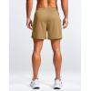 imageG Gradual Mens Athletic Workout Shorts with Pockets 5quot7quot9quot Lightweight Quick Dry Gym Basketball Running Shorts for MenKhaki