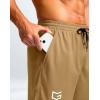 imageG Gradual Mens Athletic Workout Shorts with Pockets 5quot7quot9quot Lightweight Quick Dry Gym Basketball Running Shorts for MenKhaki