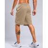 imageG Gradual Mens Athletic Workout Shorts with Pockets 5quot7quot9quot Lightweight Quick Dry Gym Basketball Running Shorts for MenKhaki