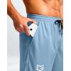 imageG Gradual Mens Athletic Workout Shorts with Pockets 5quot7quot9quot Lightweight Quick Dry Gym Basketball Running Shorts for MenLight Blue