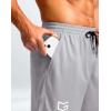 imageG Gradual Mens Athletic Workout Shorts with Pockets 5quot7quot9quot Lightweight Quick Dry Gym Basketball Running Shorts for MenLight Grey