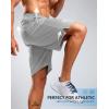 imageG Gradual Mens Athletic Workout Shorts with Pockets 5quot7quot9quot Lightweight Quick Dry Gym Basketball Running Shorts for MenLight Grey