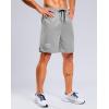 imageG Gradual Mens Athletic Workout Shorts with Pockets 5quot7quot9quot Lightweight Quick Dry Gym Basketball Running Shorts for MenLight Grey