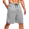 imageG Gradual Mens Athletic Workout Shorts with Pockets 5quot7quot9quot Lightweight Quick Dry Gym Basketball Running Shorts for MenLight Grey