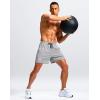 imageG Gradual Mens Athletic Workout Shorts with Pockets 5quot7quot9quot Lightweight Quick Dry Gym Basketball Running Shorts for MenLight Grey