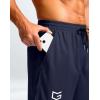 imageG Gradual Mens Athletic Workout Shorts with Pockets 5quot7quot9quot Lightweight Quick Dry Gym Basketball Running Shorts for MenNavy