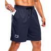 imageG Gradual Mens Athletic Workout Shorts with Pockets 5quot7quot9quot Lightweight Quick Dry Gym Basketball Running Shorts for MenNavy