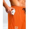 imageG Gradual Mens Athletic Workout Shorts with Pockets 5quot7quot9quot Lightweight Quick Dry Gym Basketball Running Shorts for MenOrange