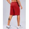 imageG Gradual Mens Athletic Workout Shorts with Pockets 5quot7quot9quot Lightweight Quick Dry Gym Basketball Running Shorts for MenRed