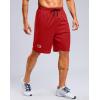 imageG Gradual Mens Athletic Workout Shorts with Pockets 5quot7quot9quot Lightweight Quick Dry Gym Basketball Running Shorts for MenRed