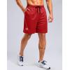 imageG Gradual Mens Athletic Workout Shorts with Pockets 5quot7quot9quot Lightweight Quick Dry Gym Basketball Running Shorts for MenRed