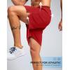 imageG Gradual Mens Athletic Workout Shorts with Pockets 5quot7quot9quot Lightweight Quick Dry Gym Basketball Running Shorts for MenRed