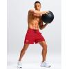 imageG Gradual Mens Athletic Workout Shorts with Pockets 5quot7quot9quot Lightweight Quick Dry Gym Basketball Running Shorts for MenRed
