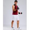 imageG Gradual Mens Athletic Workout Shorts with Pockets 5quot7quot9quot Lightweight Quick Dry Gym Basketball Running Shorts for MenWhite