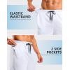 imageG Gradual Mens Athletic Workout Shorts with Pockets 5quot7quot9quot Lightweight Quick Dry Gym Basketball Running Shorts for MenWhite