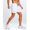 imageG Gradual Mens Athletic Workout Shorts with Pockets 5quot7quot9quot Lightweight Quick Dry Gym Basketball Running Shorts for MenWhite