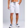 imageG Gradual Mens Athletic Workout Shorts with Pockets 5quot7quot9quot Lightweight Quick Dry Gym Basketball Running Shorts for MenWhite