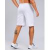imageG Gradual Mens Athletic Workout Shorts with Pockets 5quot7quot9quot Lightweight Quick Dry Gym Basketball Running Shorts for MenWhite