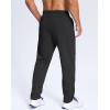 imageG Gradual Mens Fleece Lined Pants with Zipper Pocket Winter Warm Athletic Joggers Sweatpants for Men Workout Running GymBlack