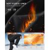 imageG Gradual Mens Fleece Lined Pants with Zipper Pocket Winter Warm Athletic Joggers Sweatpants for Men Workout Running GymBlack