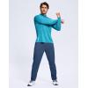 imageG Gradual Mens Fleece Lined Pants with Zipper Pocket Winter Warm Athletic Joggers Sweatpants for Men Workout Running GymDark Blue