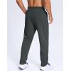 imageG Gradual Mens Fleece Lined Pants with Zipper Pocket Winter Warm Athletic Joggers Sweatpants for Men Workout Running GymDark Grey
