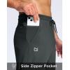 imageG Gradual Mens Fleece Lined Pants with Zipper Pocket Winter Warm Athletic Joggers Sweatpants for Men Workout Running GymDark Grey