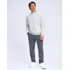 imageG Gradual Mens Fleece Lined Pants with Zipper Pocket Winter Warm Athletic Joggers Sweatpants for Men Workout Running GymDusty Blue Heather