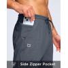 imageG Gradual Mens Fleece Lined Pants with Zipper Pocket Winter Warm Athletic Joggers Sweatpants for Men Workout Running GymDusty Blue Heather