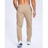 imageG Gradual Mens Fleece Lined Pants with Zipper Pocket Winter Warm Athletic Joggers Sweatpants for Men Workout Running GymKhaki